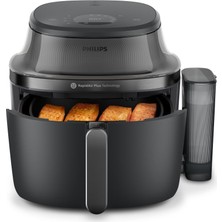 Philips Steam Airfryer 5000 Serisi Sıcak Hava Fritözü, Siyah, 7,2 L