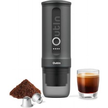 Outin Outın Nano Taşınabilir Elektrikli Espresso Makinesi, Usb-C, Uzay Grisi