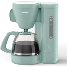 Moulinex Filtre Kahve Makinesi, Ön Su Deposu, 1,25 L, Kalıcı Filtre, Geniş Saplı Döner Filtre Tutucu, Damlama Önleyici, Sıcak Tutma Fonksiyonu, Renkli Okaliptüs Sabah FG2M1310
