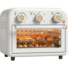 Homcom Sıcak Hava Fritözü 12 Litre Mini Fırın, Sirkülasyonlu Hava 5 Program