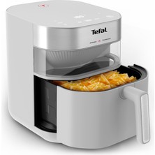 Tefal Easy Fry Kızılötesi Sıcak Hava Fritözü, %99'a Kadar Daha Az Yağ, Kızılötesi Teknolojisi, 7 Litre, Dijital Kontrol Paneli, Görüntüleme Penceresi, Otomatik Kapanma, Sıcak Tutma Işlevi, Bulaşık Mak