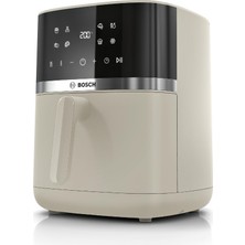Bosch Sıcak Hava Fritözü Seri 4, Xl Hava Fritözü, Krema, 6,1 L Kapasite, 7 Ön Ayar, Buz Çözme ve Sıcak Tutma Işlevi, Dokunmatik Ekran, %60'a Kadar Daha Hızlı Pişirme, MAF462C0
