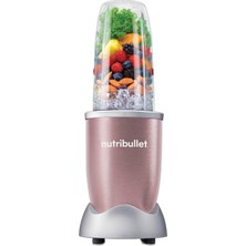 Nutribullet Pro, 900 Watt Güç, Kullanımı Hızlı ve Kolay, Kompakt, Temizlemesi Kolay, 700 ml Kap, Smoothie Mikseri, Smoothie Makinesi, Elektrikli Mikser, Gül Rengi Altın, NB904RG