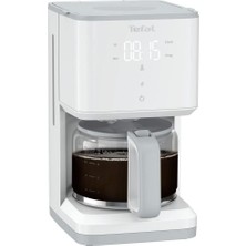 Tefal CM6931 Sense Filtre Kahve Makinesi | Dijital Ekran | Kapaklı Cam Sürahi | 10 Ila 15 Fincan Kapasitesi | Aroma Işlevi | Sıcak Tutma Fonksiyonu | Damlama Önleyici | Beyaz