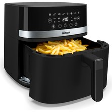Tristar Digital Sıcak Hava Fritözü, 8l Kapasite, 2000W, LED Dokunmatik Ekran, 7 Program + Manuel, Ön Isıtma, Sıcak Tutma Fonksiyonu, Sallama Hatırlatma, Pfas Içermeyen Yapışmaz Kaplama, FR-9418