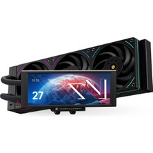 Esranın Dünyası Thermalright Trofeo Vision 360 Argb Black 360MM Intel-Amd Uyumlu Işlemci Sıvı Soğutucu