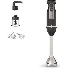 Ninja Foodi 3'ü 1 Arada El Blenderi, El Mikseri ve Doğrayıcı, Kademeli Başlatma, Doğrama, Karıştırma, Yoğurma ve Daha Fazlası Için 2 Karıştırma ve 5 Karıştırma Hızı, Bulaşık Makinesinde Yıkanabilir, 8