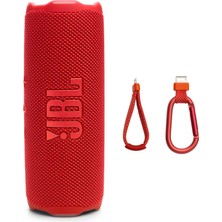 Esranın Dünyası Jbl Flip 7 - Taşınabilir Su Geçirmez ve Düşmeye Dayanıklı Hoparlör, Yapay Zeka Ses Arttırmalı Kalın Pro Ses, 16 Saat Çalma Süresi ve Değiştirilebilir Aksesuarlara Sahip Pushlock Sistemi (Kırmızı)