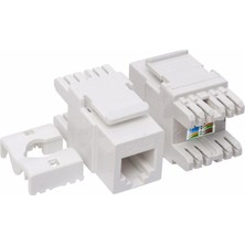 Esranın Dünyası S-Link SL-KS65 Cat6 Kestone Jak Beyaz