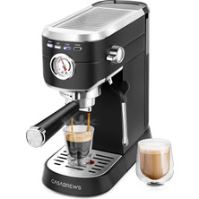 Casabrews CM5418 Portafilter Makinesi Espresso Makinesi Süt Köpürtücü ile