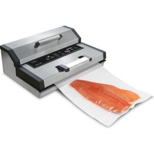 Caso Fastvac 4000 Ticari Vakum Kapatma Makinesi, Ayarlanabilir Vakum Gücü (Yumuşak Gıdalar Için), 40 cm Genişliğe Kadar Torbalar ve Rulolar, 20L/DAKIKA Güçlü Vakum Pompası, Antrasit