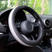 Esranın Dünyası Automix Direksiyon Kılıfı Çember Gri & Siyah | Kaymaz ve Ergonomik Tasarım | Konforlu Sürüş ve Şık Görünüm