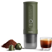 Outin Outın Nano Taşınabilir Elektrikli Espresso Makinesi, Usb-C'li, Orman Yeşili