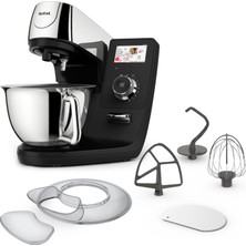 Tefal I-Coach Dokunmatik Mutfak Robotu, 1200W, 21 Otomatik Program, Pişirme Aksesuarları ve Uygulaması Içerir, Sezgisel Rehberlik, Kişiselleştirilmiş Deneyim, Dokunmatik Ekran, Siyah/gümüş, QB950D37
