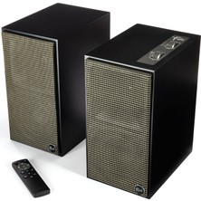 Esranın Dünyası Klipsch The Fives Aktif Hoparlör (Çift) - Titanyum Lts Havalandırmalı Tweeter, Bluetooth Kablosuz Bağlantı, Yüksek Çözünürlüklü Ses, Dinamik Bass Ekolayzırı, Siyah