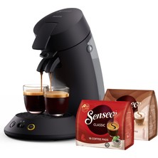 Philips Phılıps Senseo Original Plus Kış Tasarımı, Siyah, 2 Özel Ürün
