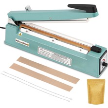 Hanchen Bıçaklı Isı Yalıtım Makinesi Taşınabilir Isı Yalıtım Masası Kaynak Makinesi 200 mm ~ 500 mm Mylar Kraft Kağıt Folyo Film Çantaları Için Darbe Isı Yalıtımı 220 V (400 mm / 15,7 Inç)