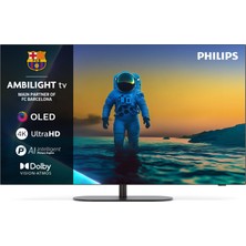 Esranın Dünyası Philips Ambilight Tv 55OLED810/12 4K UHD OLED 139CM 55" Smart Tv Dolby Vision Dolby Atmos Google Tv