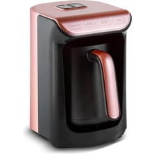 Karaca Hatır Kavurma Türk Kahvesi Makinesi Rose Gold 5 Fincan Kapasiteli Bol Köpük, 535W, Sesli Uyarı Sistemi, Işıklı Uyarı Sistemi, Ölçme Kaşığı, Kolay Temizlik