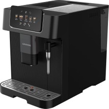 Grundig - Kva 6230 Tam Otomatik Kahve Makinesi - 19 Bar Pompa Basıncı - 13 Kademeli Paslanmaz Çelik Öğütücü - Süt Köpürtme Başlığı - 2l Su Deposu - Fincan Isıtıcısı - Çift Ağızlı - Siyah/gümüş - Sağla
