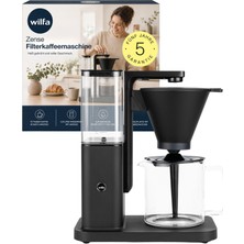 Wilfa Zense Filtre Kahve Makinesi I Ecbc Sertifikalı, 1,25L Cam Sürahili Kahve Makinesi I Tatlı Su Teknolojisi, 92-96 °c Demleme Sıcaklığı ve Aroma Kontrolü I 10 Bardağa Kadar