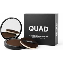 Esranın Dünyası Quad Saç Kapatıcı Pudra, Kahverengi, Unisex Saç ve Sakal Dolgunlaştırıcı, Doğal Görünüm, 10GR