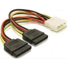 Esranın Dünyası Alfais 4929 Ikili Çift Sata Power HDD 4 Pin Güç Kablosu