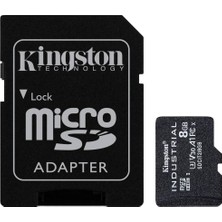 Esranın Dünyası Kingston Endüstriyel Microsd - 8 GB Microsdhc Endüstriyel C10 A1 Pslc Kartı + Sd Adaptör - Sdcıt2/8 GB