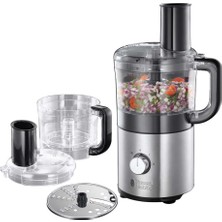 Esranın Dünyası Russell Hobbs 25280-56 Kompakt Mini Mutfak Makinesi Yerden Tasarruf Sağlayan Tasarım, Paslanmaz Çelik