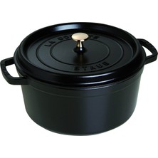 Esranın Dünyası Staub B 405002815 Cocotte 28 cm Black