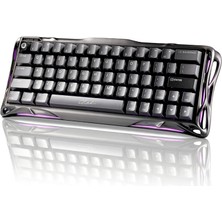 Esranın Dünyası Gravastar Mercury V60 Pro Manyetik Switch Gaming Klavye, Kablolu, Ingilizce Q, Deluxe Edition (Gunmetal)