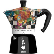 Esranın Dünyası Bialetti Moka Express Mackenzie: 3 Cups Ocak Üstü Espresso Pişirici 130ML Karma Renk Alüminyum Gövde