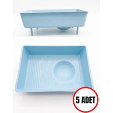 Kardelen Pet Muhabbet Kuşu & Papağan Plastik Yuva Içi Folluk 26X18 cm Ayaklı - 5 Adet