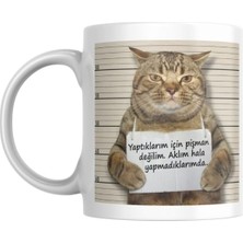 Esranın Dünyası Pişman Değilim Komik Yazılı Kupa Bardak Hediyelik Çay Kahve Kupası Coffee Mug