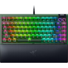 Esranın Dünyası Razer Blackwidow V4 75% Phantom Green Edition - Çalışırken Değiştirilebilir Mekanik Oyun Klavyesi (Turuncu Dokunsal Anahtarlar, 2 Özel Medya Düğmeli) Abd Düzeni | Phantom Green
