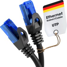Esranın Dünyası Kabeldirekt – Ethernet Kablosu 10GBIT/S – 5m, Siyah