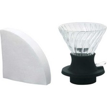 Esranın Dünyası Epinox Cam Kahve Dripper Kahve Damlatıcı Demleme Aleti, 200 ml