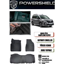 POWERSHIELD  Nissan Townstar Araca Özel Premium 5d Havuzlu Paspas Takımı