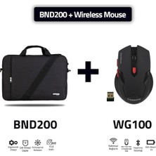 Esranın Dünyası Classone BND200-WG100 Mouse, 15,6 Inch Eko Serisi Omuz Çantası ve Oyuncu Gaming Mouse - Siyah