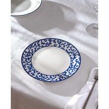 Esranın Dünyası Reve Bleu Bliss Pasta Tabağı - Mavi/beyaz - 19 cm