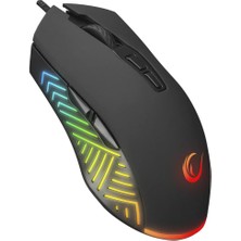 Esranın Dünyası Rampage SMX-G68 Spear Full Rgb 7200DPI Siyah 7d Makrolu Gaming Oyuncu Mouse