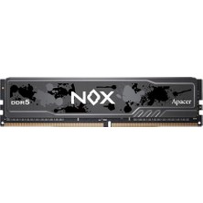 Esranın Dünyası Apacer Nox 16GB (1X16GB) 6400MHZ CL36 Ddr5 Siyah Gaming Ram (AH5U16G64C652MBAA-1)