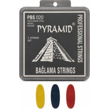 Esranın Dünyası Masterwork Bağlama Teli Piramit Uzun Sap 0,20 Kaliteli + 3 Adet Tezene Hediye