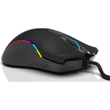 Esranın Dünyası Coverzone Gaming Mouse USB Kablolu Rgb Aydınlatmalı 7200 Dpı Ayarlanabilir 7 Tuş PMWA725 Sensör 125Hz/1000Hz Report Rate Ergonomik Tasarım 20G Hızlanma Windows Uyumlu Oyuncu Mouse | G303