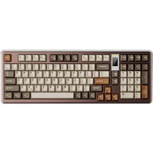 Esranın Dünyası Coverzone Ajazz AC100 Max Alüminyum Gasket Mekanik Klavye, Tft Ekranlı Hot-Swap Rgb- 4000 Mah Batarya - Pbt Tuş Takımı Kaihua Butter Ice Cream Switch