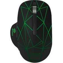 Esranın Dünyası Inca IWM-551T Kablosuz,şarj Edilebilir, 4 Farklı Değişebilen LED Işıklı, Sessiz Tuş, Tyep-C ve USB Çift ALICI,1600 Dpi,7 Tuş, LED Aç/kapa Tuşu, 15M Çekim Mesafesi