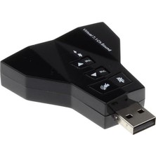 Esranın Dünyası Temiz Pazar 7 Kanal Mikrofon Destekli Çift Girişli Çevirici Harici USB Ses Kartı