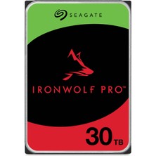 Esranın Dünyası Seagate Ironwolf Pro 30TB, Nas Dahili Sabit Sürücü, 3,5", 7200 U/min, Cmr, 512 MB Önbellek, Sata 6 Gb/s, Data Rescue Service (ST30000NT011)