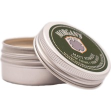 Esranın Dünyası Morgan's Pomade Low Shine Firm Hold Matt Pomade -Sert Tutuş, Mat Saç Şekillendirici Pomad 15 gr (Deneme Cep Boy)