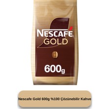 Nescafe Gold 600g %100 Çözünebilir Kahve